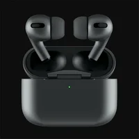 

New matte black blackpods pro TWS 1:1 popup Air3 pro pods name changed GPS Position ear pods microphone bluetooth earbuds