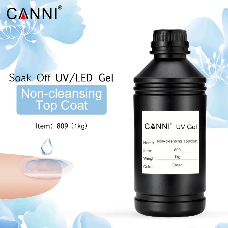 

canni venalisa 1kg long lasting topcoat gel nail polish 1000g bulk raw material long lasting no sticky topcoat nail gel