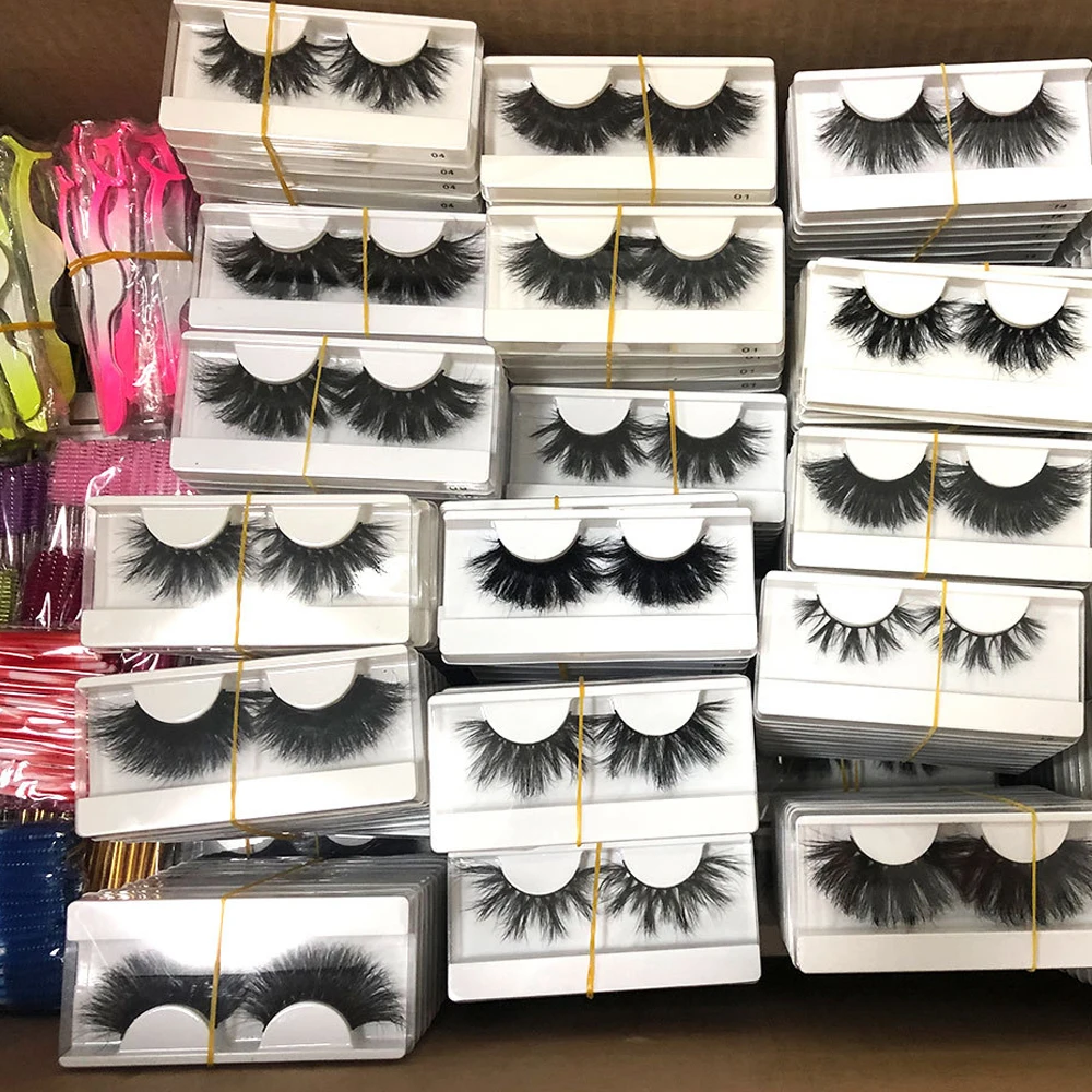 

high quality 25mm mink eyelashes real mink eyelashes 3d mink eyelashes, Natural black