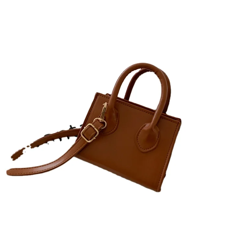 

New fashion summer ladies pu leather plaid zip up over the shoulder minimalism square bag women shoulder hand bags and purses