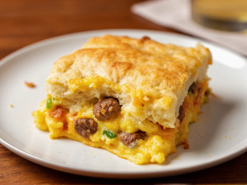 Sausage Egg and Cheese Biscuit Casserole Recipe Guide