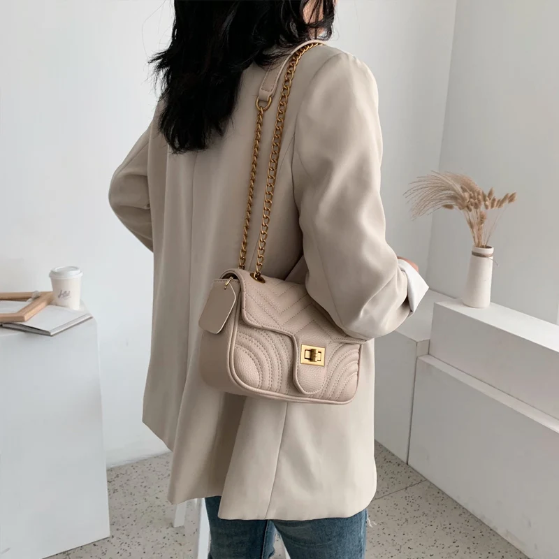 

Bolsas Fast Delivery Fashion Trends Ladies Bags Handbag 2021 Brand Women Shoulder Bags High Quality Pu Leather Handbags, 5 colors