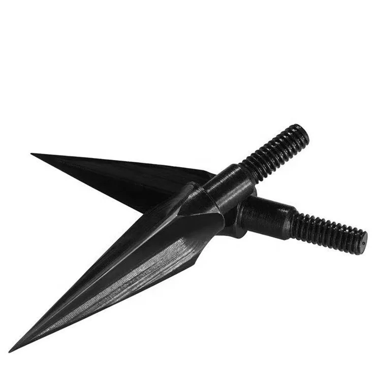 

Three-sided arrow Hunting Bow broadheads target arrow point Tungsten Carbide Arrowhead/tungsten arrows/, Black