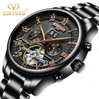 

KINYUED J012 elegance shenzhen man mechanism watch futuristic steel band waterproof Calendar automatic transparent wristwatch