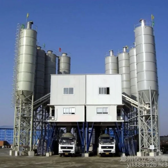 
Hzs50 60cm3/h 90m3 h 100m3 stationary concrete batch plant for sale 