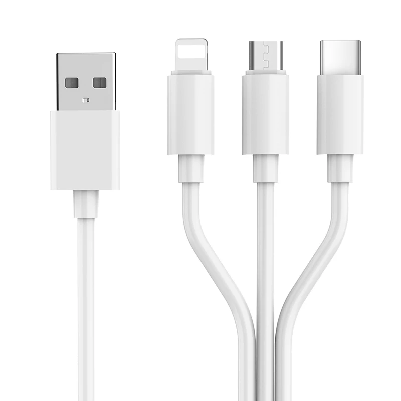 

Type C Android USB Cable Fast Charging Micro USB Cable for Sam sung, White
