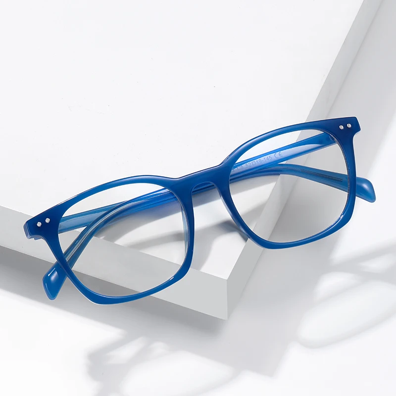 

Twooo 5002 Reading Clear Lens Glasses Rivet TR90 Blue Light Blocking Eyeglasses Frame