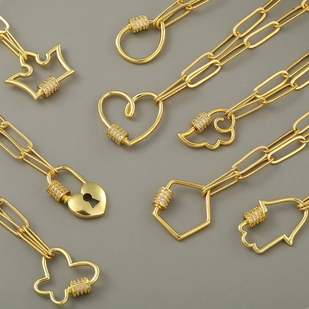

fashion 14k gold plated dainty minimalistic jewelry Lightning Pendant Layered Necklace