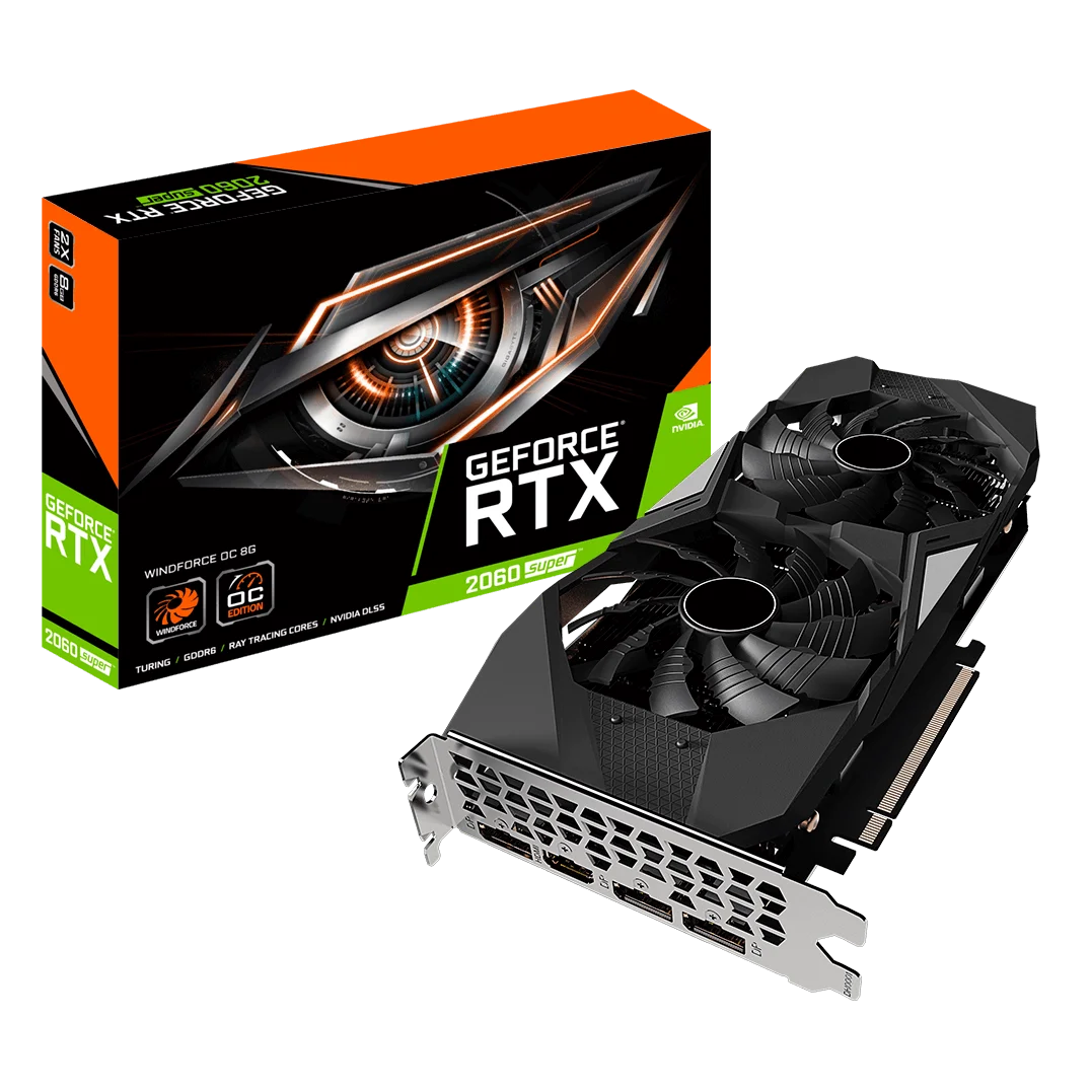 

S19 Z15 Dr5 box unblocked gaming Graphics card non LHR RTX 2060 SUPER WINDFORCE OC 8G GDDR6 256Bit