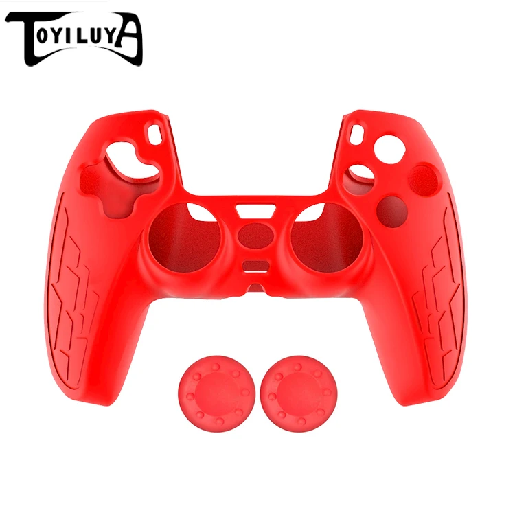 

TOYILUYA For SONY Playstation 5 PS5 Controller Protection Case Soft Silicone Skin Cover For PS5 Game Gamepad Accessories