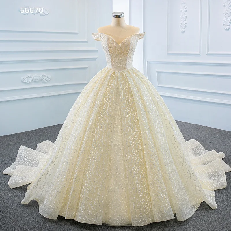 

RSM66670 international wedding gown bridal dress lace luminous middle east wedding dresses