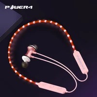 

In-ear Bluetooth headset night light fashionable long standby comfortable to wear bluetooth headphone neckband