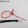 Weiou "SHOELACES" Double-sided Printed Laces Off-White Silicone TIPS "The Ten" Replacement Shoelaces Printing OW Signed Jointly