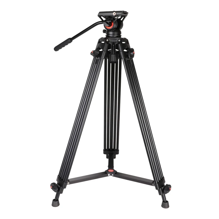 

Zhongshan China Aluminium high quality digital professional video tripod for video camera DX16LQ5S new fluid head