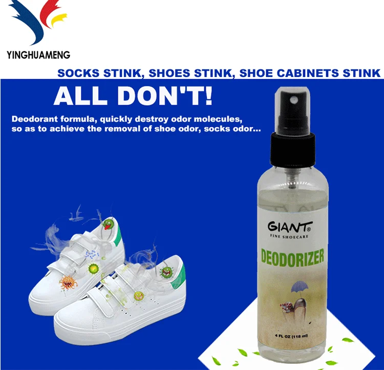 Natural Shoe Deodorant Spray,Foot Sneaker Odor