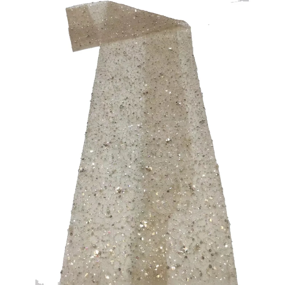 

wedding lace fabric bead sequins tulle SMD17N032