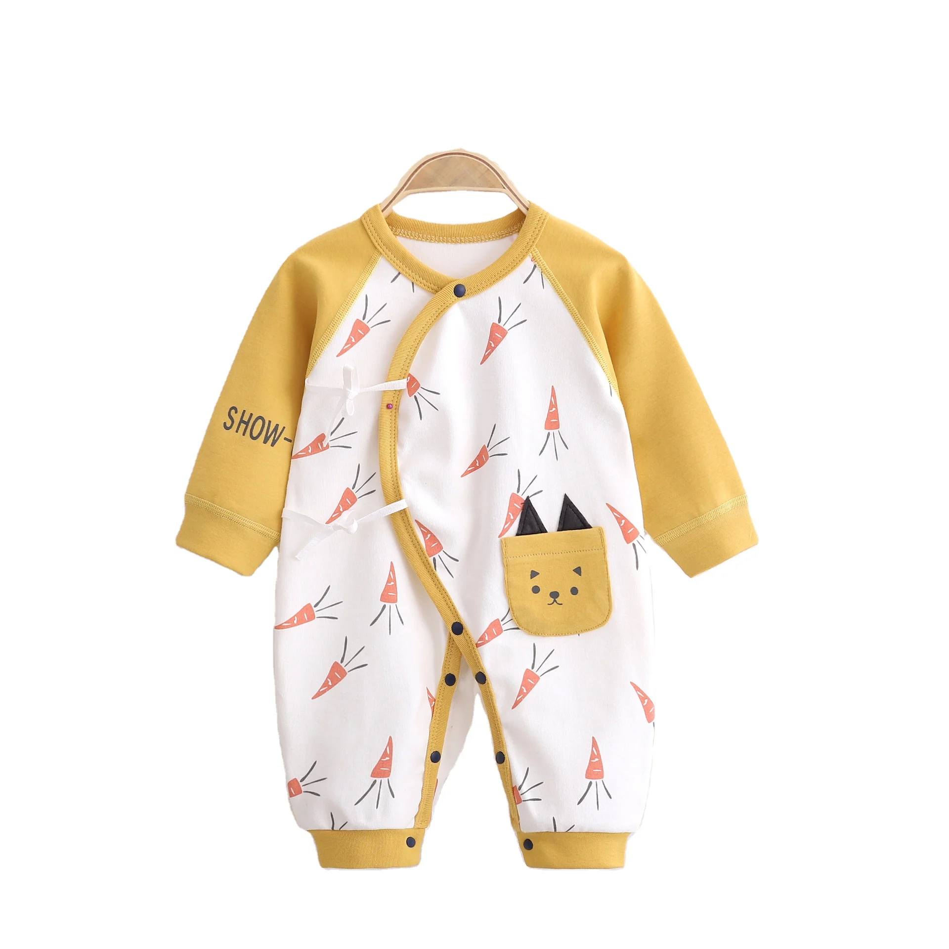 

Baby romper spring and autumn summer cotton men and women baby monk clothes