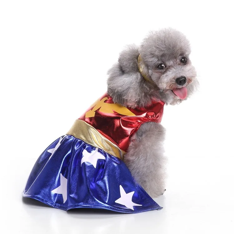 

New Design Pet Clothes Wholesale Christmas Dress Party Decors Dog Clothing, As picture
