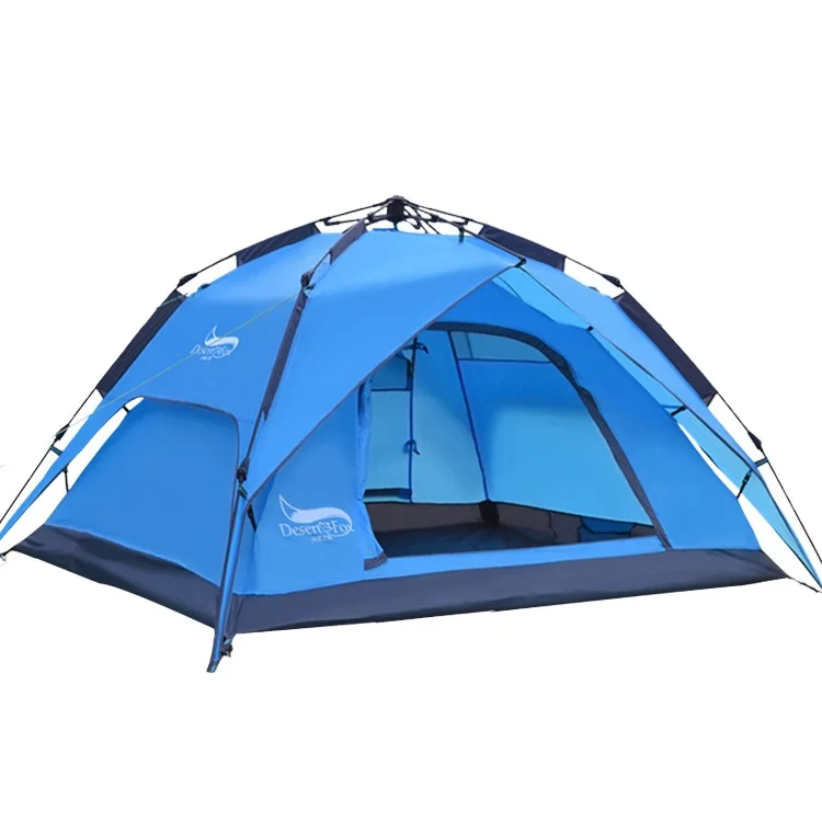 

Automated 3-4 people camping tent, portable backpack shelter, travel, hiking, easy to pack cheap tent, Blue,green.olive