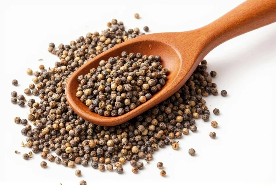 difference between white and black pepper