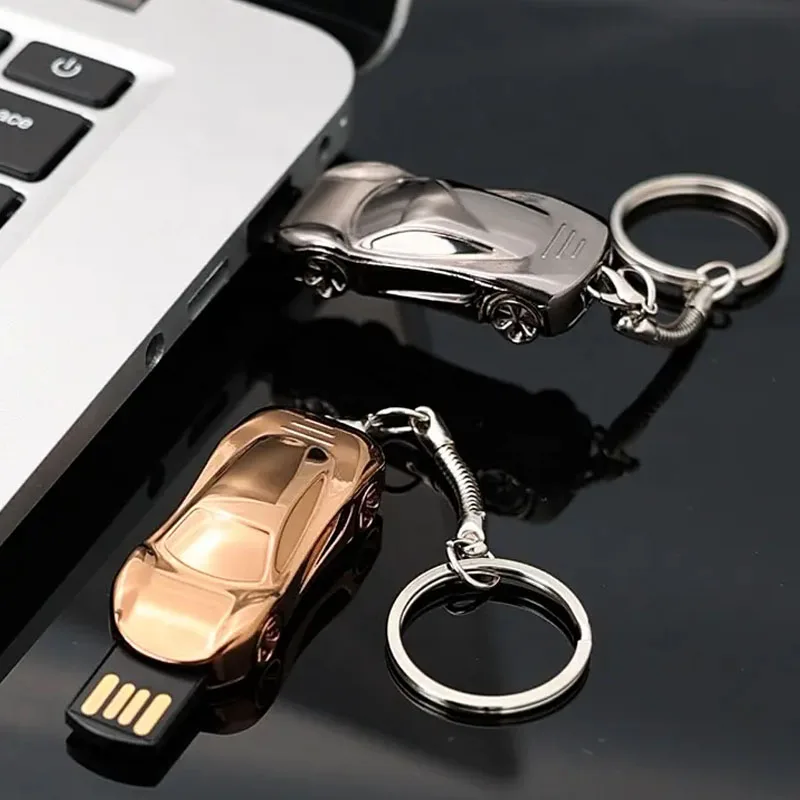 

Wholesale Custom Metal Mini Sports Car Music U Disk Memoria Usb Pen Drive Cle Usb Stick Pendrive 1Gb 64Gb 128Gb Usb Flash Drives