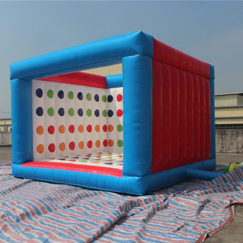 

Outdoor or indoor use factory cheap giant inflatable twister game for children and adult for event or carnival, Customized color