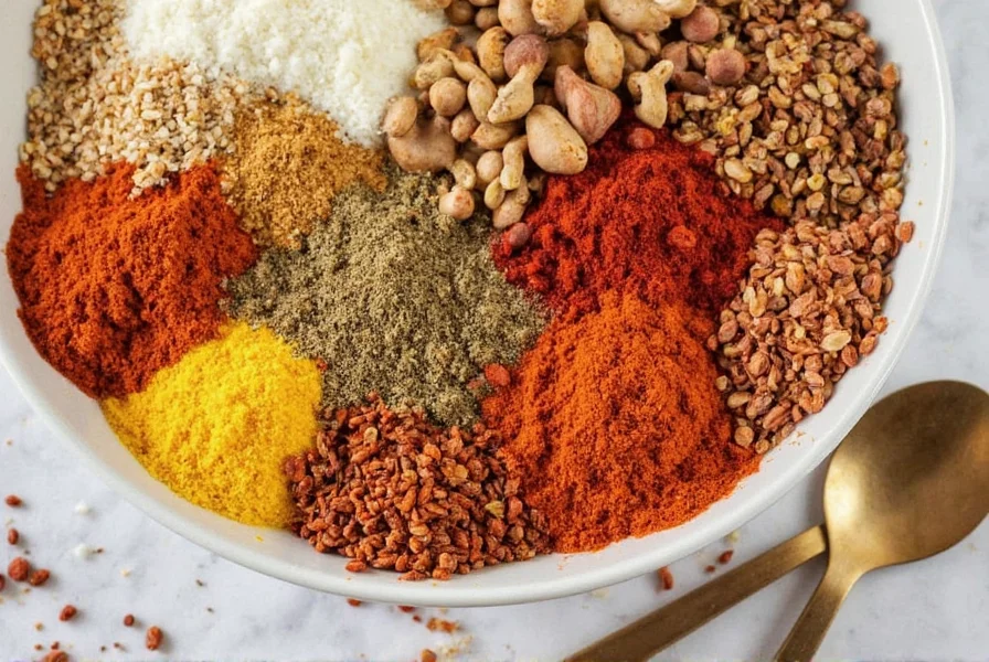 Jar of Za'atar spice blend