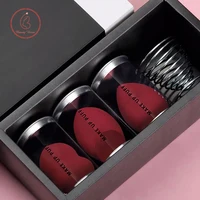 

2020 Hot Sale 3pcs/set Non Latex Makeup Trends Wholesale Beauty Makeup Sponges Blender with Sponge Holder