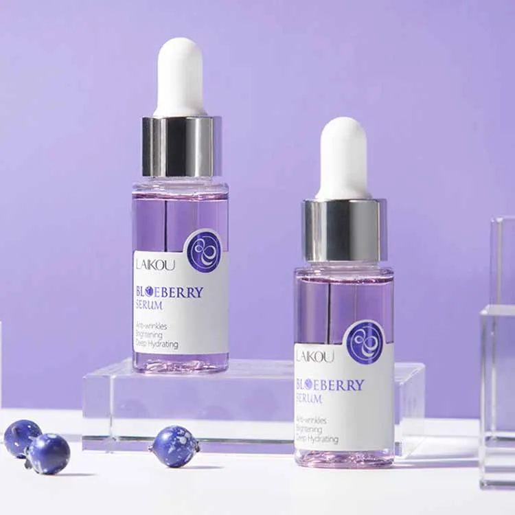 

Quick Effect Plant Extract Anti Wrinkle Facial Serum 15ML Blueberry Wonder Serum oil For Face Skin Care