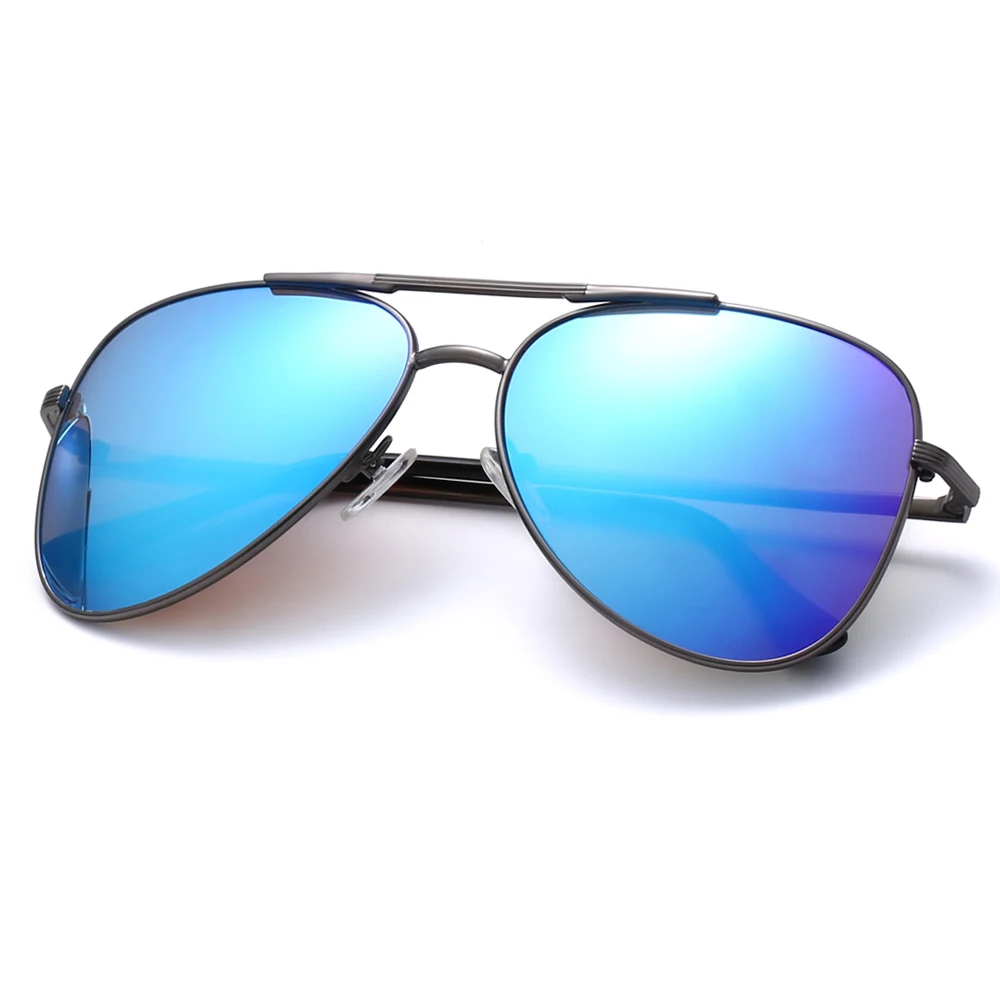 

Low moq metal vintage polarized sunglasses for men custom
