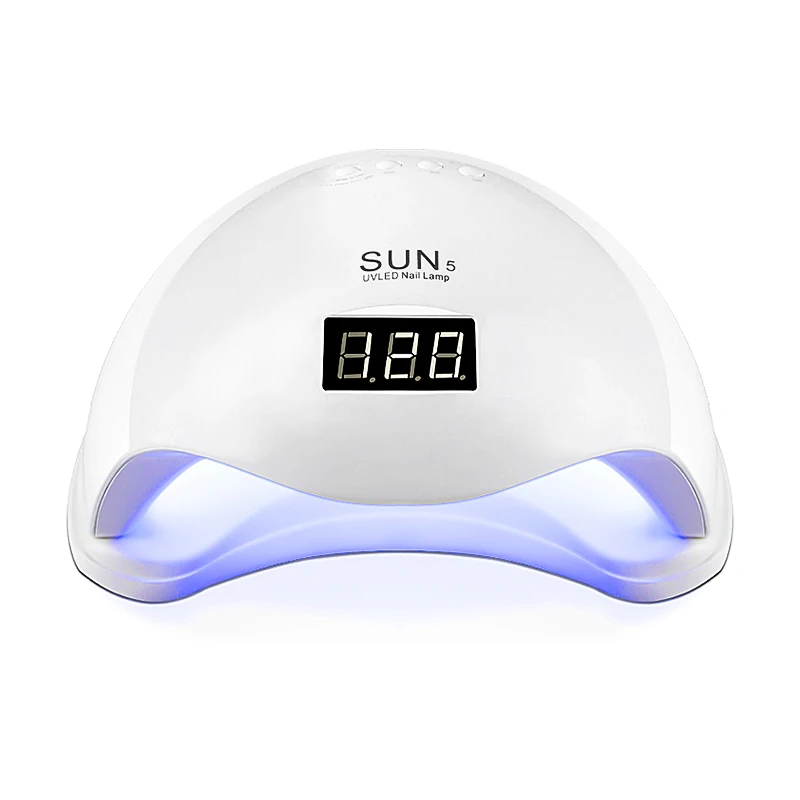 

Sun 5 UV Nail Lamp Best Selling Factory Price 48W LED New style Automatic Sensor Nail 24 watt UV LED Lamp Nail, White