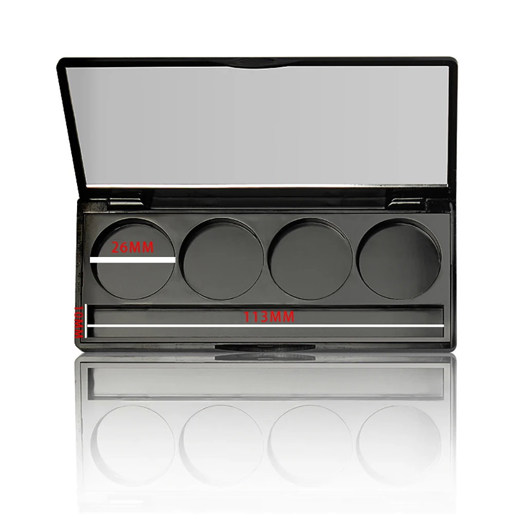 

4 Color Eye Shadow Tray Container Pallet for Women Trip Use Makeup Eyeshadow Palette Empty Box