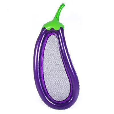 

Inflatable Hammock Eggplant Pool Float for Adult, Pic color