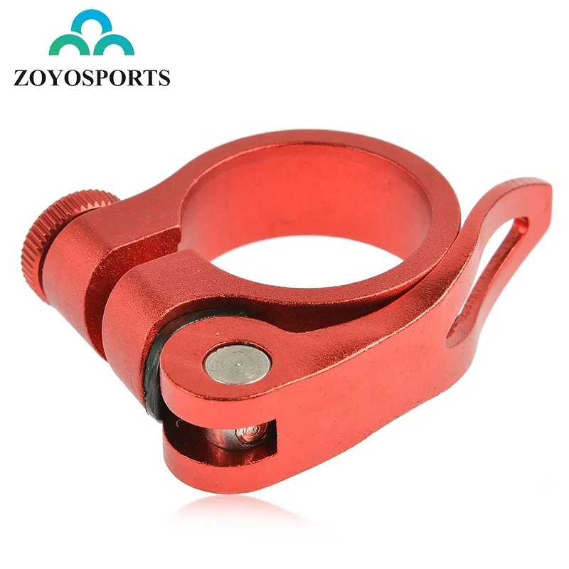 

ZOYOSPORTS Aluminum 31.8mm 34.9mm, bike accessories Ultralight Quick Release Seatpost Clamp, Black/blue/red/gold