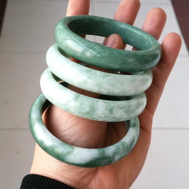 

green natural stone jade jewelry real jade bracelet bangle