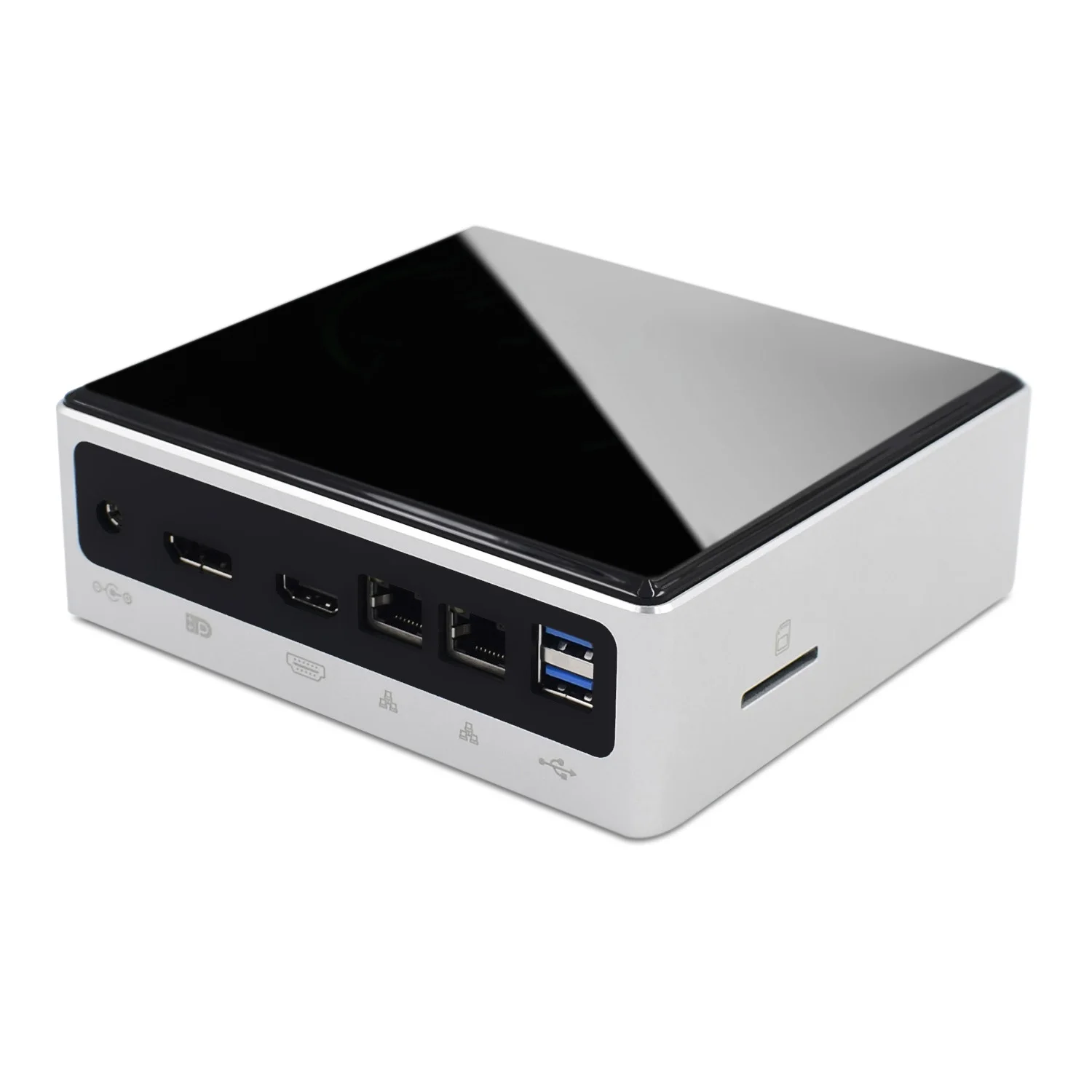 

Intel Core i7-10510U Mini Gaming PC Barebone System For Ready To Ship, Black and silver