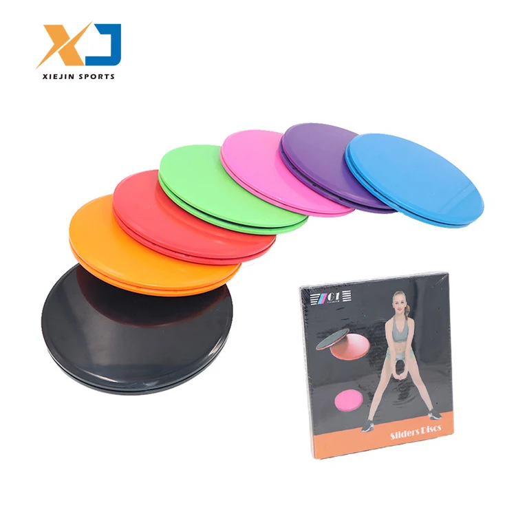 

Home Workout Universal Fitness Surfaces Fitness Gliding Discs, Women Men Exercise Cross Training Core Sliders, Black/red/blue/pink