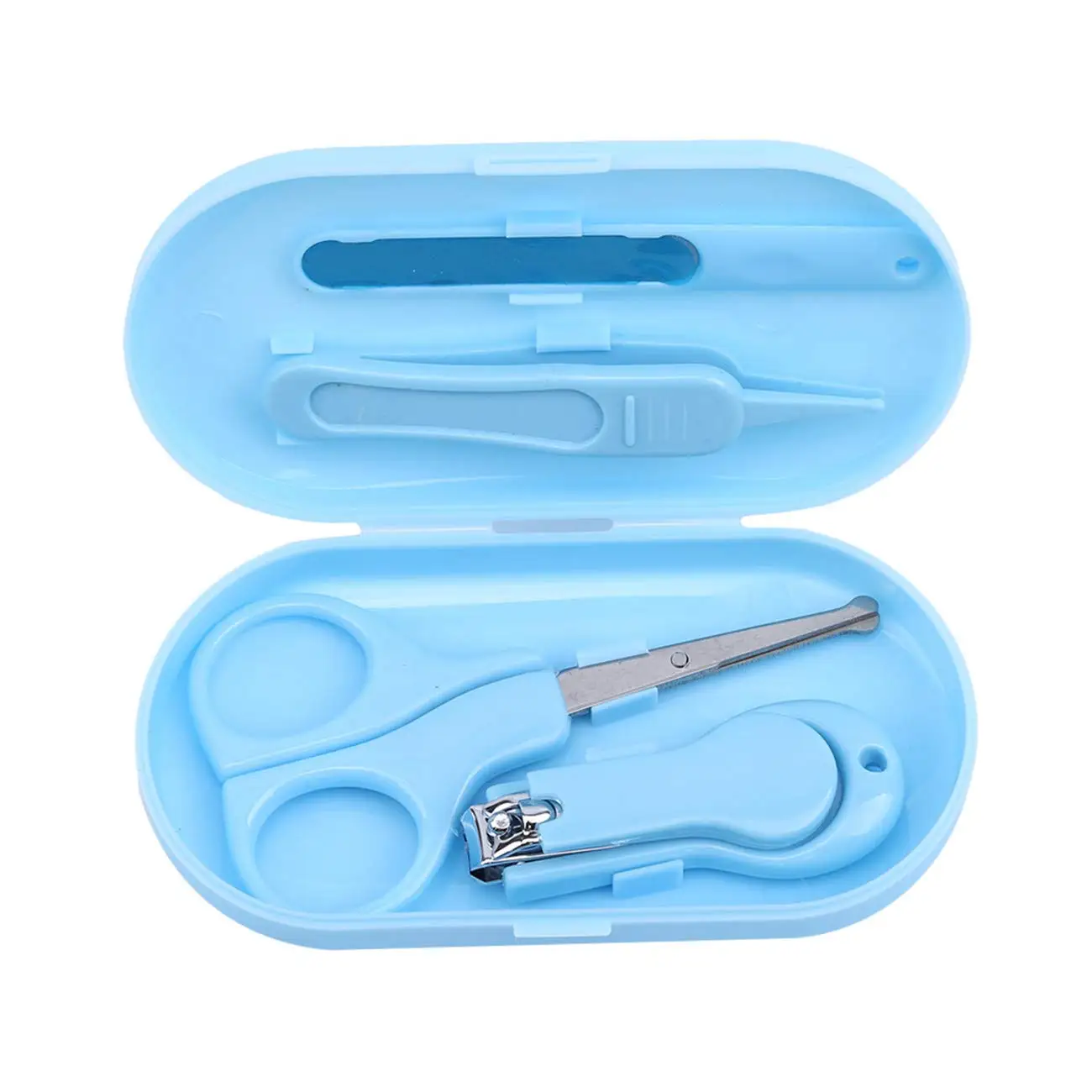 

Practical Baby Nail Clipper Trimmer Daily Baby Manicure Kit, Bue,pink