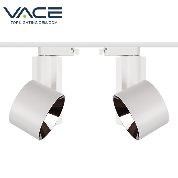 VACE Commercial Lighting COB Led Track Light Adjustable 12w 20w 30w 40w factory price