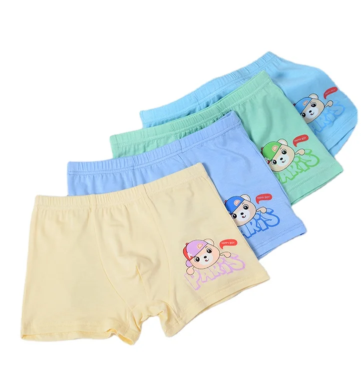 

boy Underpants Soft Cotton Panties Color Briefs Striped Underwear