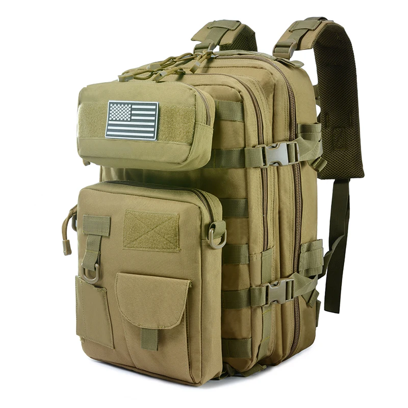 

LUPU 30L 900D Oxford outdoor tactical bag OEM Soft to the touch hiking backpacks, 2 colors