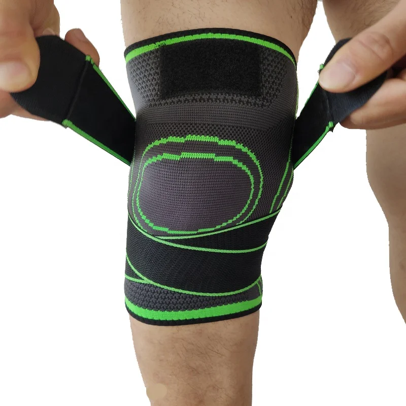 

Custom logo Adjustable elbow pads knee brace compression sleeve pair support power joint support