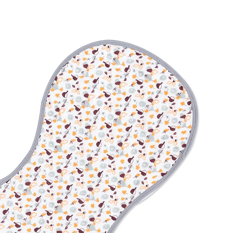 
Hot Sale 100% Organic Cotton Unisex baby Burp Bib 3 Pack Set Eating Drool Bibs Burp Cloth 