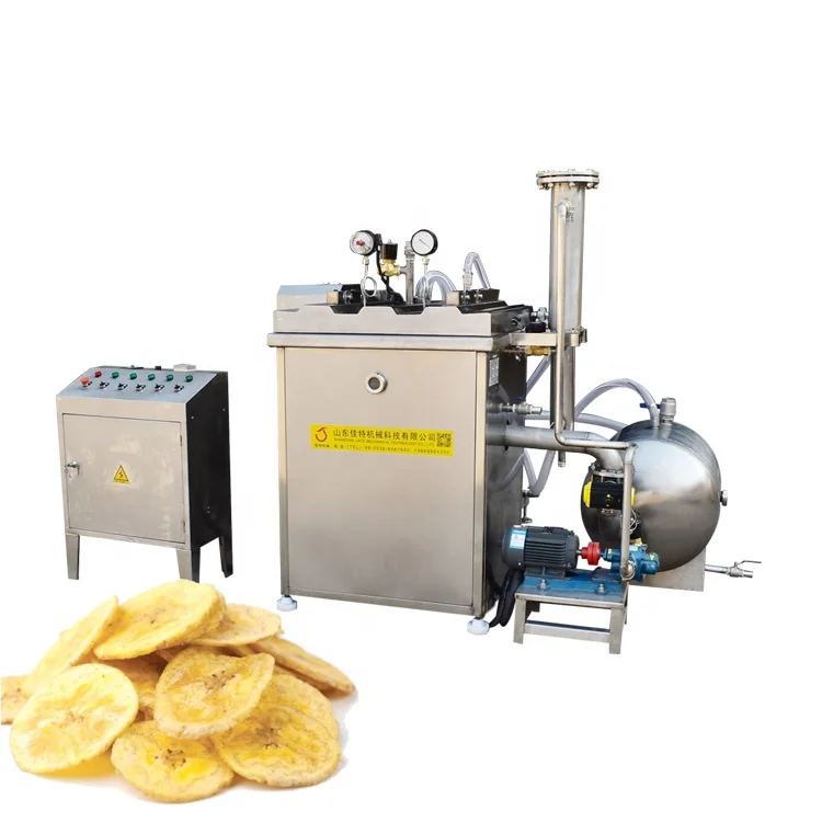 
Banana chips vacuum frying machine low temperature frying and deoiling integrated banana vacuum fryer 
