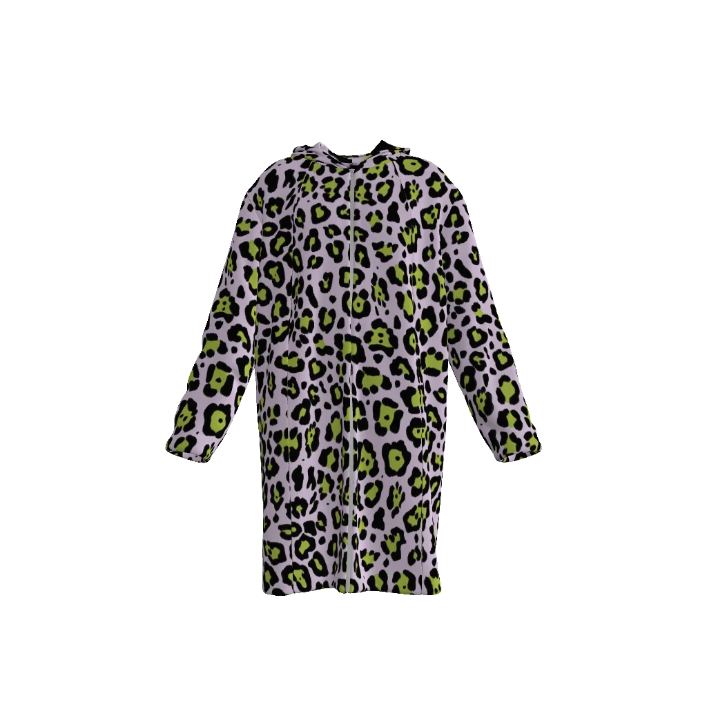 

Yoycol Drop Shipping Custom All Over Print lightweight Women Long Hoodies With Zipper, Customized color