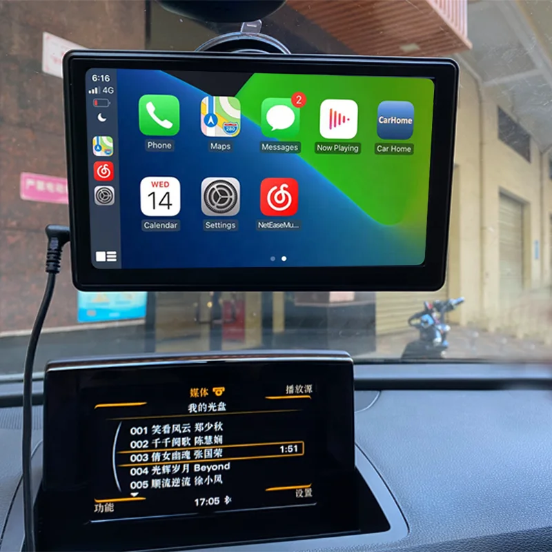 Wireless Apple CarPlay LCD And	