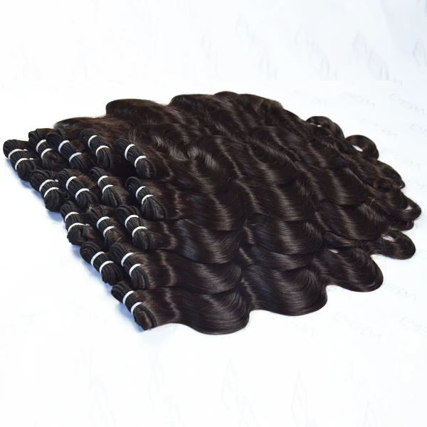 

Peruvian Deep Wave Virgin Remy Hair Bundles with Fresh Stock, Natural color, can be dyed or bleached