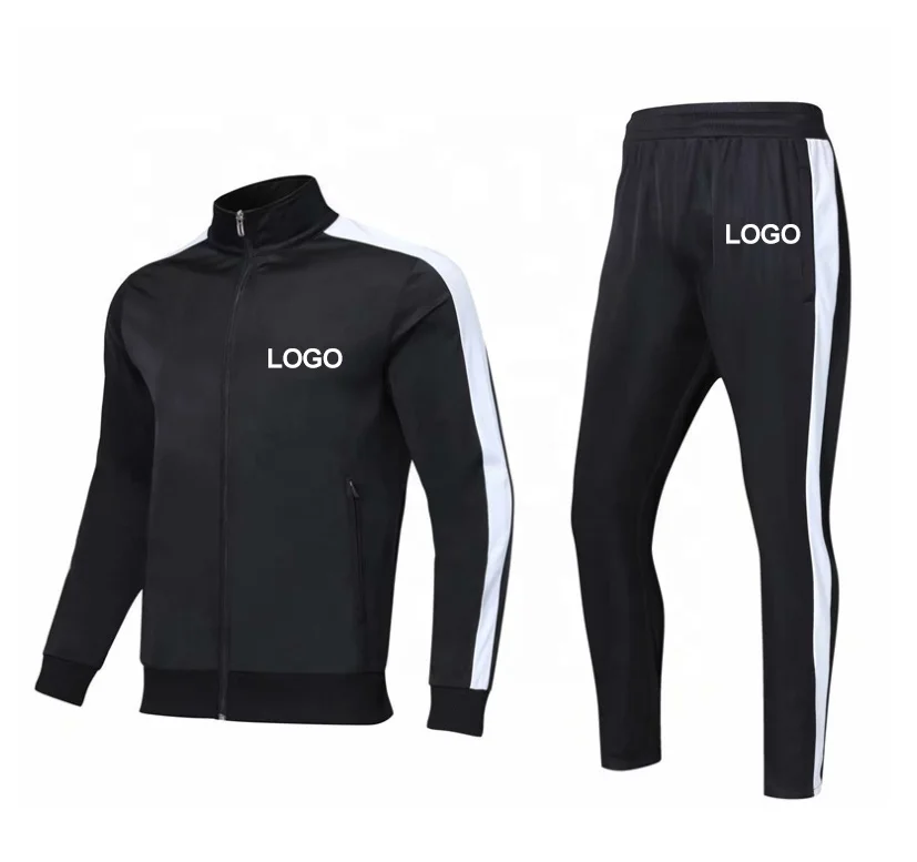 

Wholesale Fashion custom logo tracksuits new design sportsuit customized logo printing