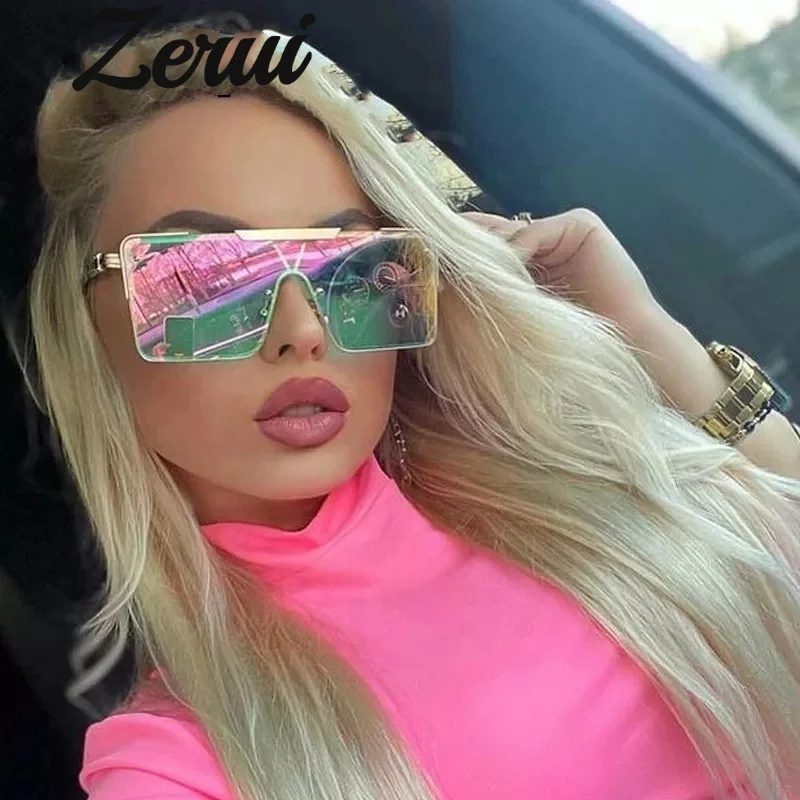 

Square sunglasses ladies retro vintage flat top black sunglasses female luxury designer oversized Oculos De Sol UV400, Multi-colored