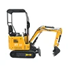 Easy operation farm used 0.8 ton 1 ton micro bagger mini digger machine